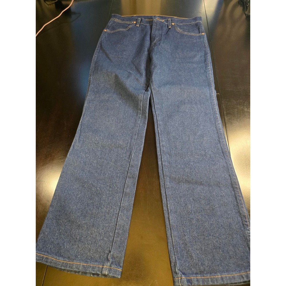 Wrangler 936PWD Cowboy‎ Cut Slim Fit Jeans Mens 31x30 Dark Wash Blue Denim